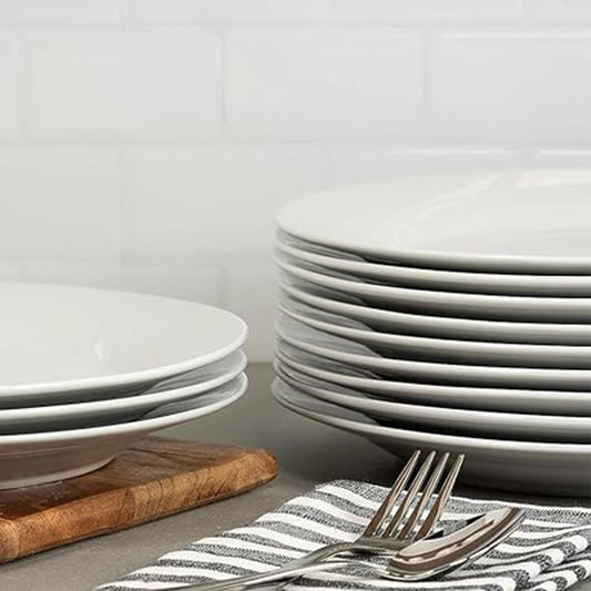 Shallow Dinner Plates Set (27cm/10.5")