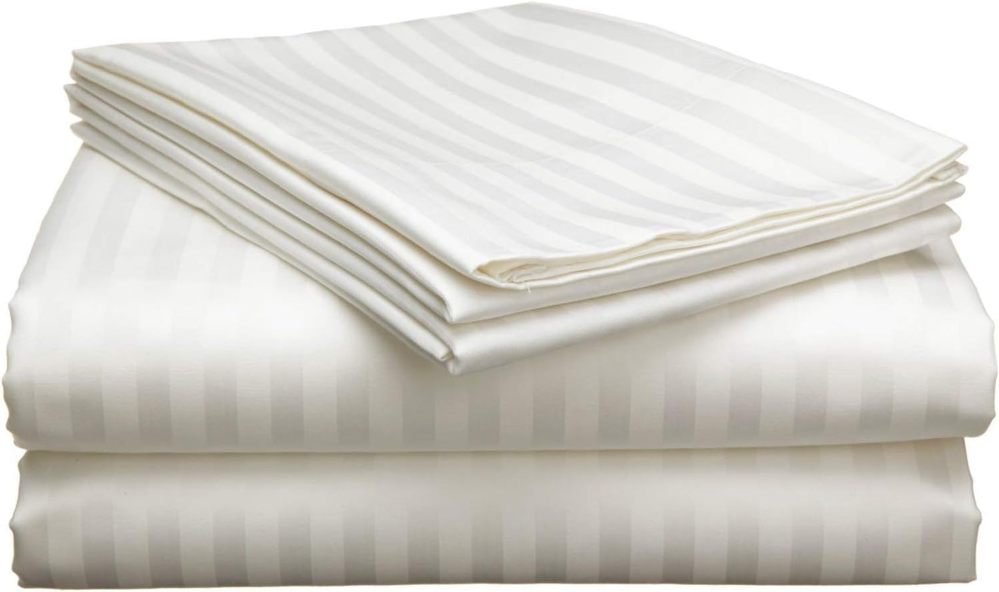 Striped Sateen Flat Sheet
